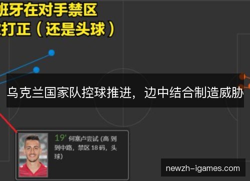 乌克兰国家队控球推进,边中结合制造威胁 乌克兰国家队控球推进,边中结合制造威胁